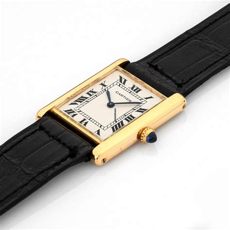 cartier tank gebraucht|cartier tank second hand.